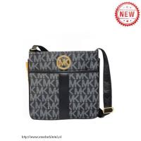 michael kors jet set logo groot zwart crossbody zakken Tas Origineel r4u4i913